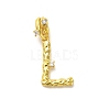 Rack Plating Brass Micro Pave Cubic Zirconia European Dangle Charms KK-L210-015G-L-1