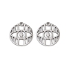 201 Stainless Steel Pendants STAS-U052-02C-P-1