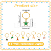Alloy Enamel Dreadlocks Beads HJEW-AB00146-2