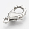 Tarnish Resistant 304 Stainless Steel Lobster Claw Clasps STAS-T033-25E-1
