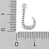 Rack Plating Brass Micro Pave Clear Cubic Zirconia Pendants KK-A224-03P-P-3