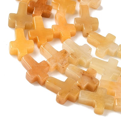 Natural Topaz Jade Beads Strands G-I337-A08-01-1