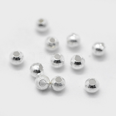925 Sterling Silver Spacer Beads X-STER-K171-44S-2mm-1
