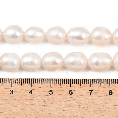 Natural Cultured Freshwater Pearl Beads Strands PEAR-F020-24C-1