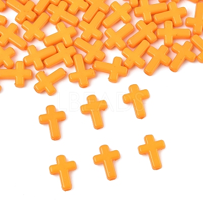 200Pcs Opaque Acrylic Beads SACR-FS0001-39A-1