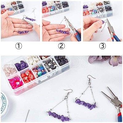 Gemstone Beads and Dyed Shell Beads G-NB0001-50-1