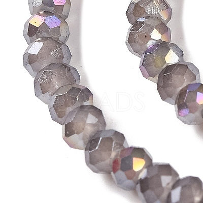 Baking Electroplate Glass Beads Strands DGLA-A039-J2MM-B06-1