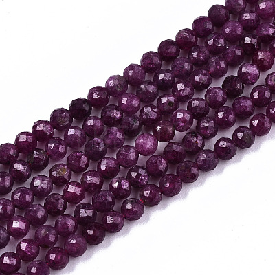 Natural Ruby Beads Strands G-S362-077-1