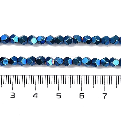 Electroplated Synthetic Non-magnetic Hematite Beads Strands G-A234-G03-01A-1