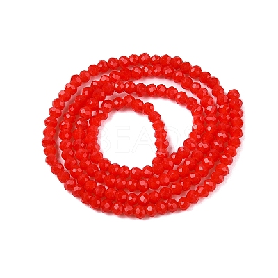 Opaque Solid Color Imitation Jade Glass Beads Strands LS-EGLA-A044-P1mm-D22-1