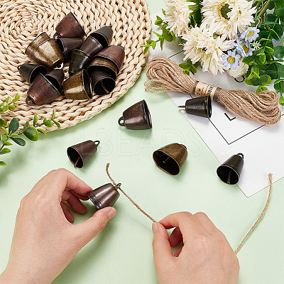 DIY Bell Pendant Decoration Making Kit DIY-GA0005-18-1