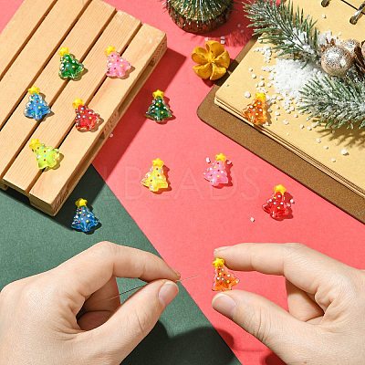12Pcs 6 Colors Glass Enamel Beads LAMP-CJ0002-67-1