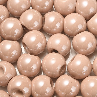 Opaque Acrylic Beads OACR-G012-01A-1