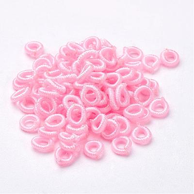 Polyester Weave Beads WOVE-N003-46-1