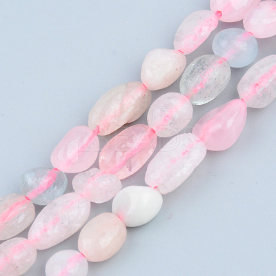 Natural Rose Quartz Beads Strands G-S359-140-1