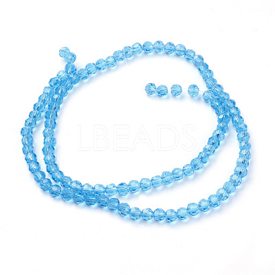 Glass Beads Strands EGLA-J042-6mm-07-1