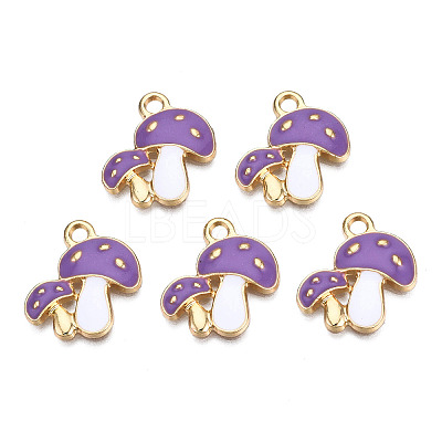 Autumn Theme Alloy Enamel Pendants X-ENAM-T009-46B-RS-1