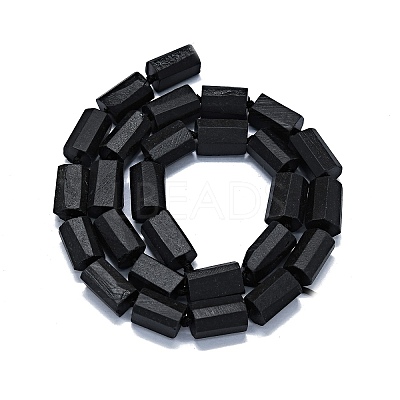Natural Shungite Beads Strands G-O170-120-1