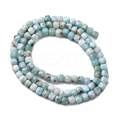 Natural Larimar Beads Strands G-F803-C01-03-1
