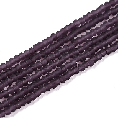 Transparent Glass Beads Strands LS-EGLA-A044-T1mm-MD15-1