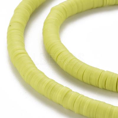 Handmade Polymer Clay Beads X-CLAY-R067-6.0mm-10-1