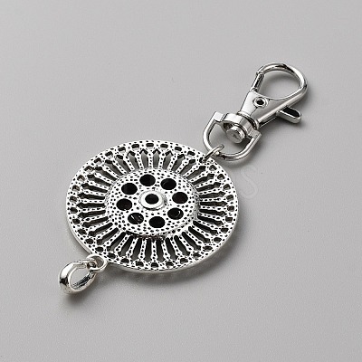 Alloy Snap Button Keychain Making FIND-WH0419-07C-1