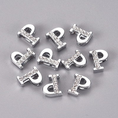 Alloy Slide Charms PALLOY-WH0066-21P-1
