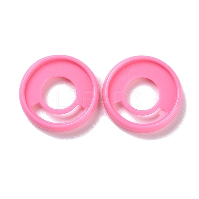 Resin Loose Leaf Ring Round Binder Discs FIND-WH0143-02B-1