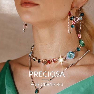 Preciosa&reg MAXIMA Crystal Sew-On Cups LS-Y-PRC-SD18-00030-G-1