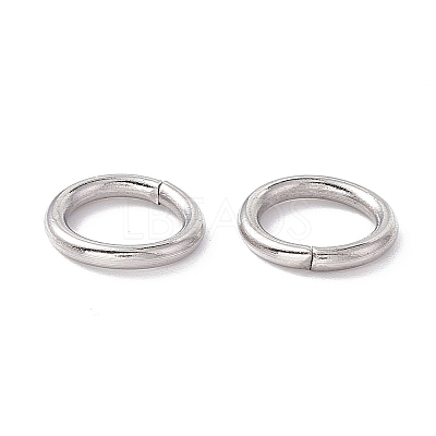 Non-Tarnish 304 Stainless Steel Open Jump Rings STAS-C040-01J-P-1