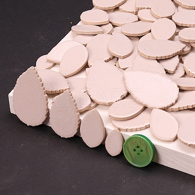 Leaf Shape Porcelain Mosaic Tiles PW-WG00441-02-1