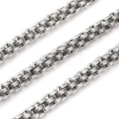 304 Stainless Steel Link Chains CHS-S012-01P-1