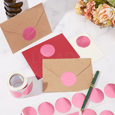 Paper Self-Adhesive Serrated Edge Awards Blank Stickers DIY-WH0504-151G-1