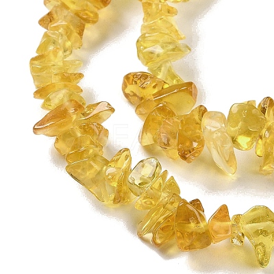 Spray Painted Transparent Glass Beads Strands GLAA-P060-01A-13-1
