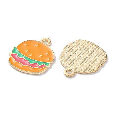Alloy Enamel Pendants ENAM-O001-11V-G-1