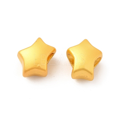Rack Plating Alloy European Beads PALLOY-F287-36MG-1