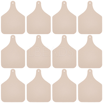 Leather Label Tags AJEW-CL0003-23B-1