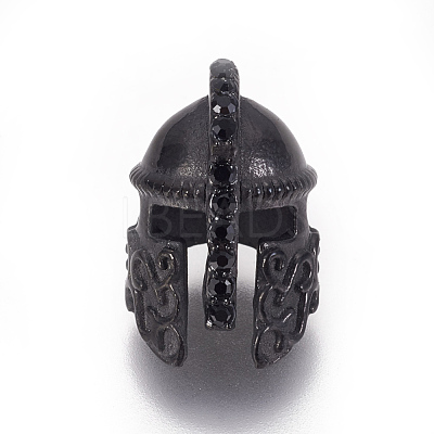 304 Stainless Steel Rhinestone Beads STAS-F212-067B-1