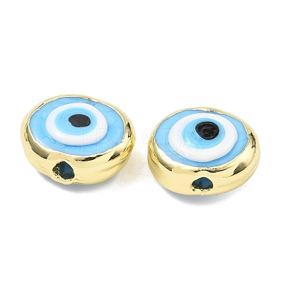 Handmade Evil Eye Lampwork Beads LAMP-D006-08G-08-1