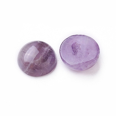 Natural Amethyst Cabochons X-G-A174-04A-12mm-1