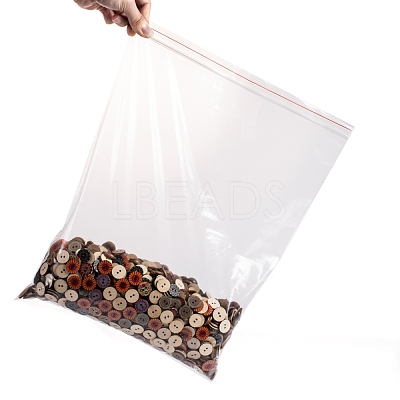 Plastic Resealable Packaging Bags OPP-Q002-35x45cm-1