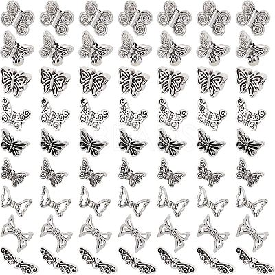Tibetan Style Alloy Beads TIBE-NB0001-10AS-1
