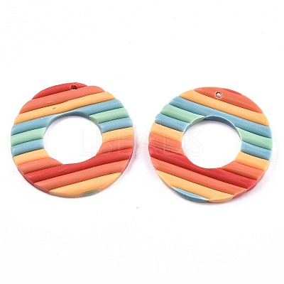 Handmade Polymer Clay Pendants CLAY-N010-008D-1