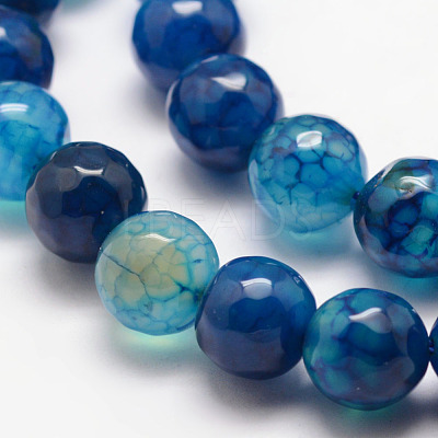 Natural Crackle Agate Bead Strands G-K166-07F-10mm-03-1