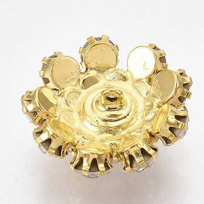 Golden Plated Brass Shank Buttons LS-RB-S066-09G-08-1