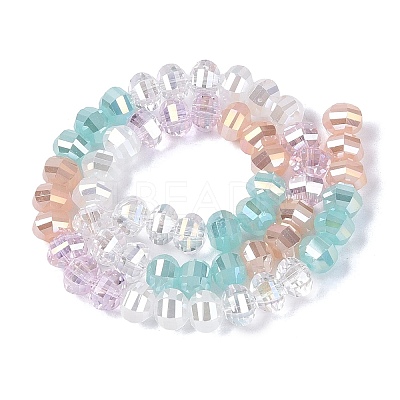 Electroplate Mixed Styles Glass Beads Strands EGLA-N022-14A-A03-1