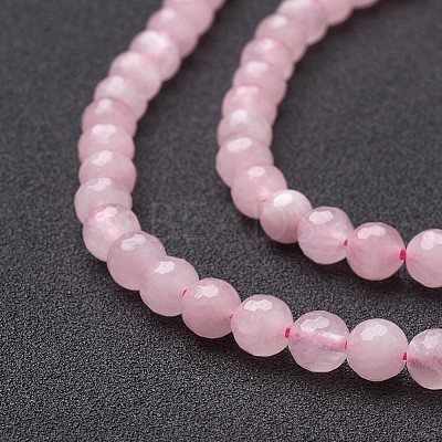 Natural Rose Quartz Beads Strands X-G-G099-F6mm-15-1