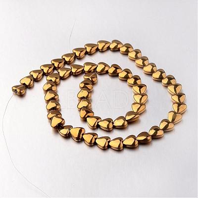 Electroplate Non-magnetic Synthetic Hematite Bead Strands G-F300-22B-03-1