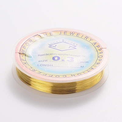 Copper Jewelry Wire CWIR-CW0.3mm-07-1
