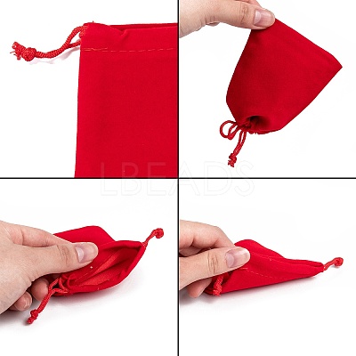 Rectangle Velvet Pouches LS-TP-R002-7x9-04-1